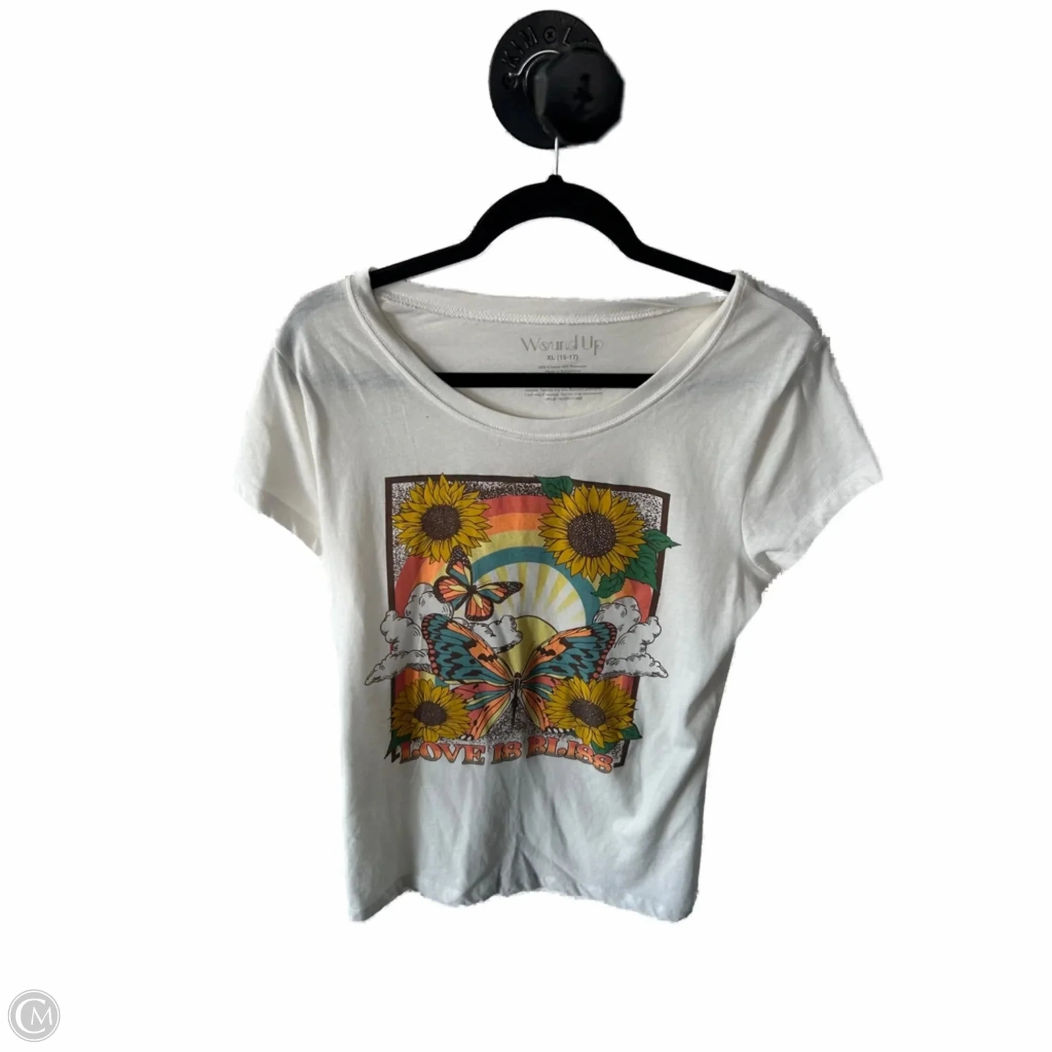 Airflow Ventilation Top Short Sleeve Basic By Cme In White, Size: Xl