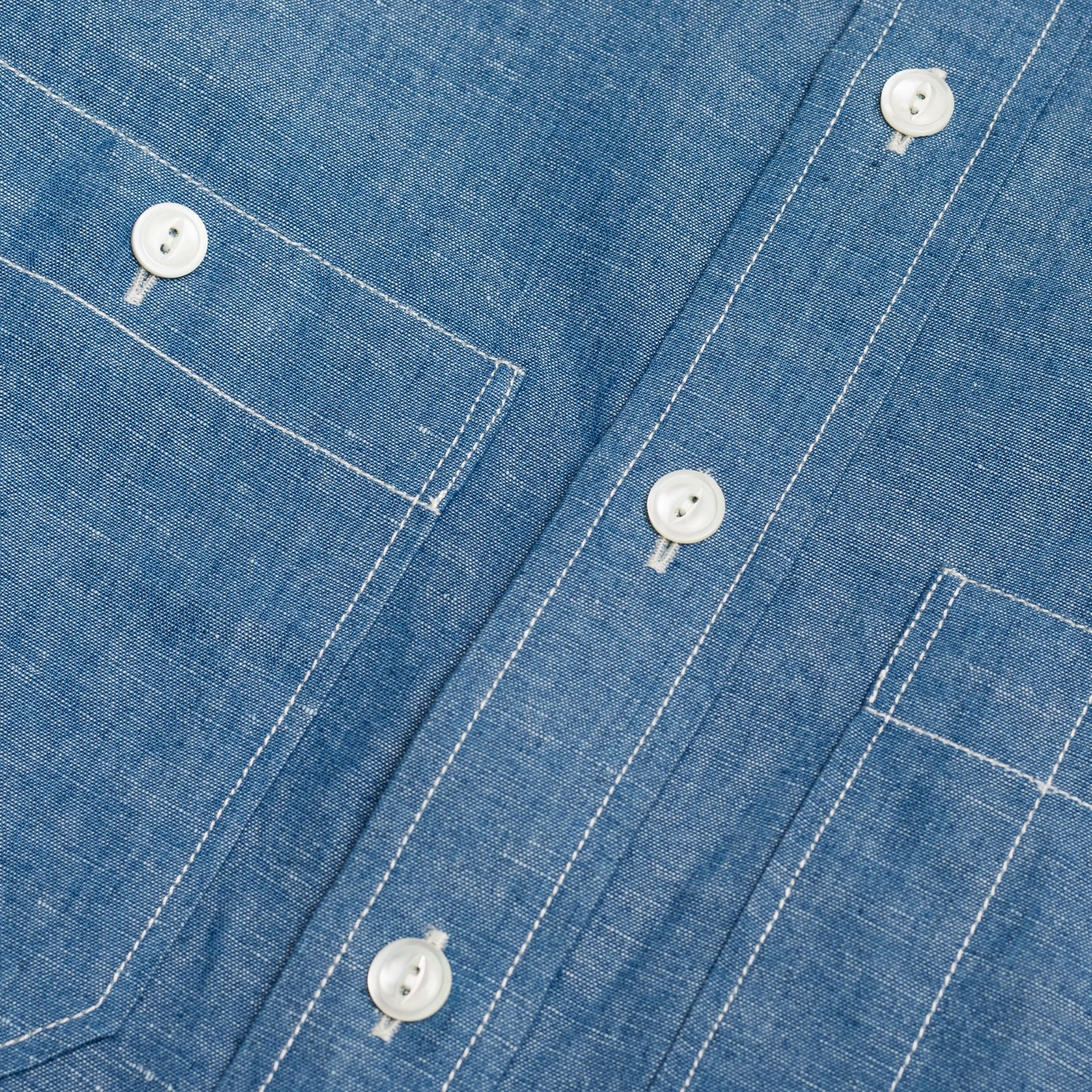 Vintage Style Subtle pattern Perfect Chambray USN Shirts