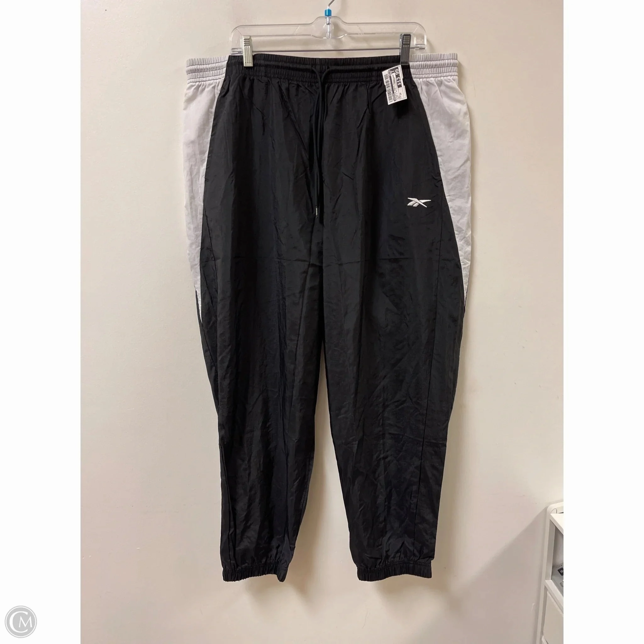 Athletic Pants By Reebok In Black & White, Size: 2x Body Friendly Smart Style